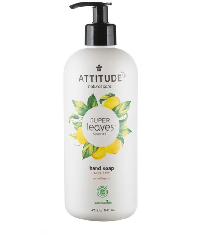 Přírodní mýdlo na ruce ATTITUDE Super leaves s detoxikačním účinkem - citrusové listy 473 ml