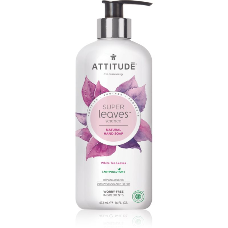 Přírodní mýdlo na ruce ATTITUDE Super leaves - čajové listy 473 ml