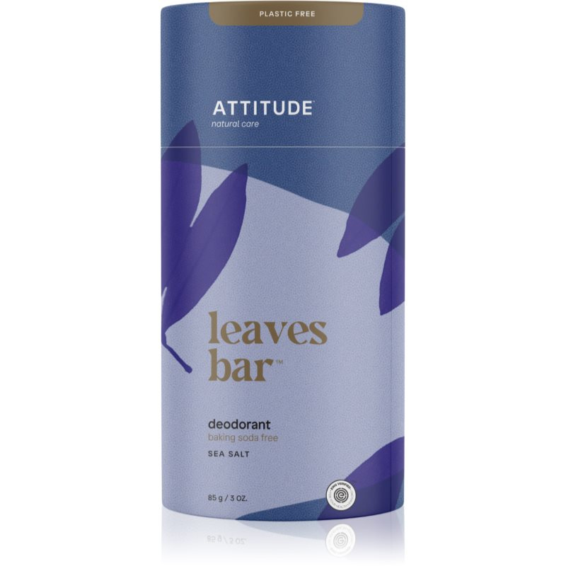 ATTITUDE Leaves bar Přírodní tuhý deodorant s vůní mořské soli, 85g