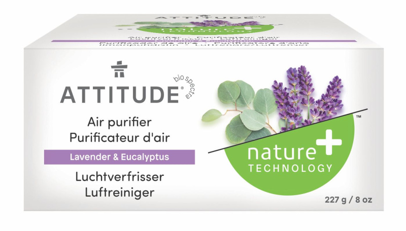 Přírodní čistící osvěžovač vzduchu ATTITUDE s vůní levandule a eukalyptu 227 g