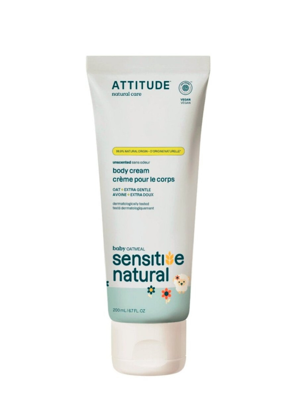 ATTITUDE Hydratační zklidňující dětský krém s ovsem pro citlivou pokožku, 200ml