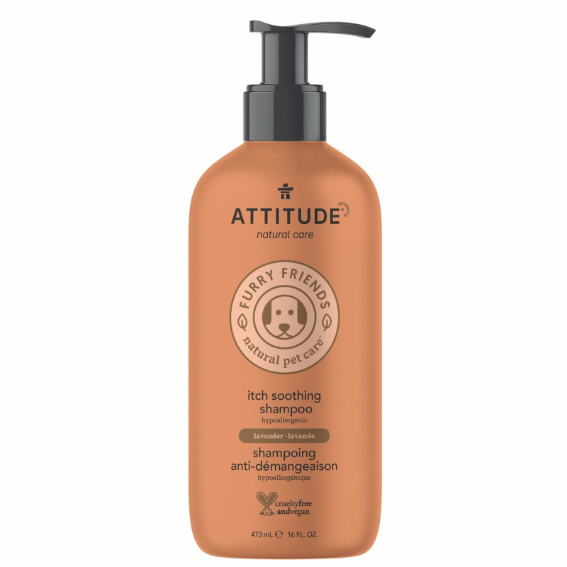Přírodní šampon ATTITUDE Furry Friends pro zvířecí mazlíčky - proti svědění 473 ml