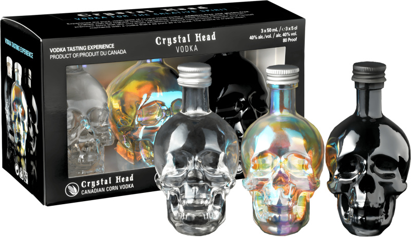 Crystal Head Experience Tasting Pack 3 x 0,05l 40% 0,15l