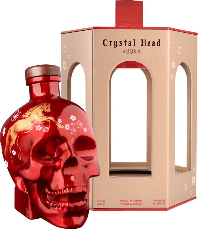 Crystal Head Lunar Year of the Horse 40% 0,7l (dárkové balení kazeta)