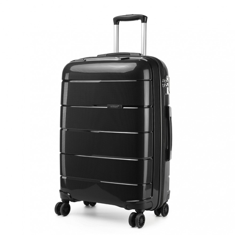 Kono Classic 7 Kufr spinner 65cm Černý Polypropylen 68L