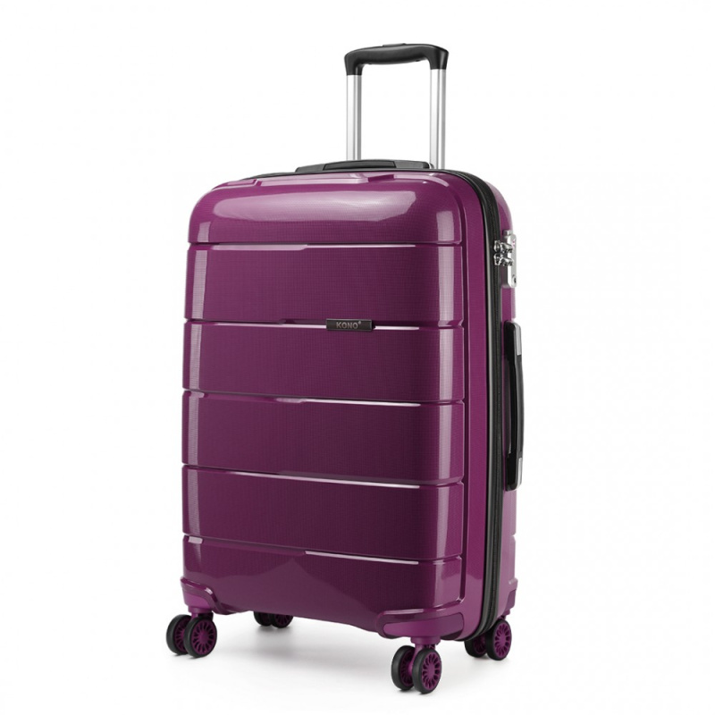 Kono Classic 7 Kufr spinner 65cm Fialový Polypropylen 68L