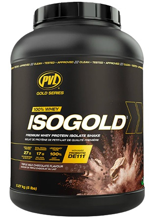 PVL Gold Series 100 % Whey Isogold 2270 g - trojitá mléčná čokoláda