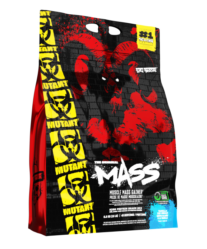 Mutant Mass NEW 6800 g - vanilková zmrzlina