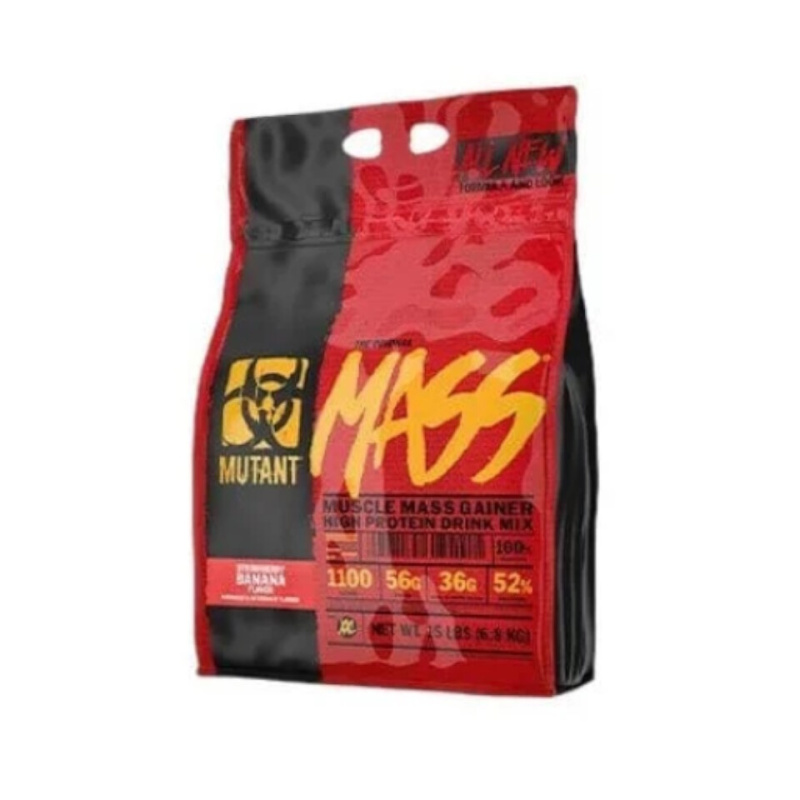 Mutant Mass NEW 6800 g - jahoda/banán