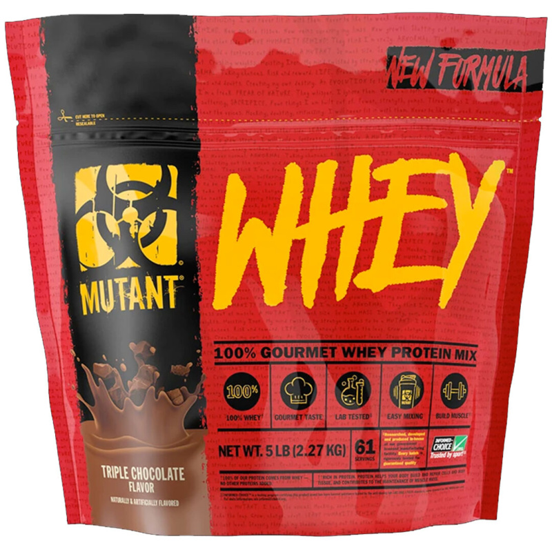 PVL Mutant Whey Protein, 2270 g Příchuť: Trojitá čokoláda