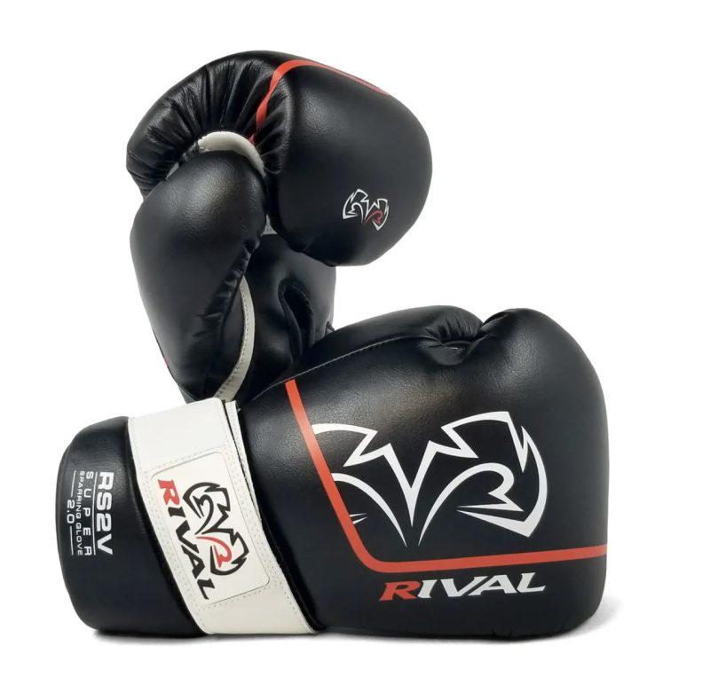 Rival Boxing RS2V Super Sparring Gloves 2.0, Black Velikost: 18oz