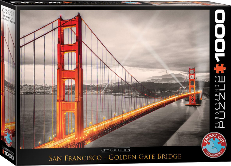 EUROGRAPHICS Puzzle San Francisco - Golden Gate Bridge 1000 dílků