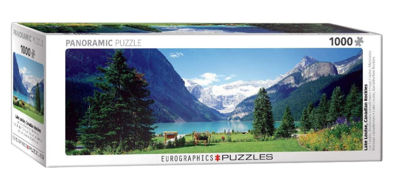 EUROGRAPHICS Panoramatické puzzle Jezero Louise, Canadian Rockies 1000 dílků