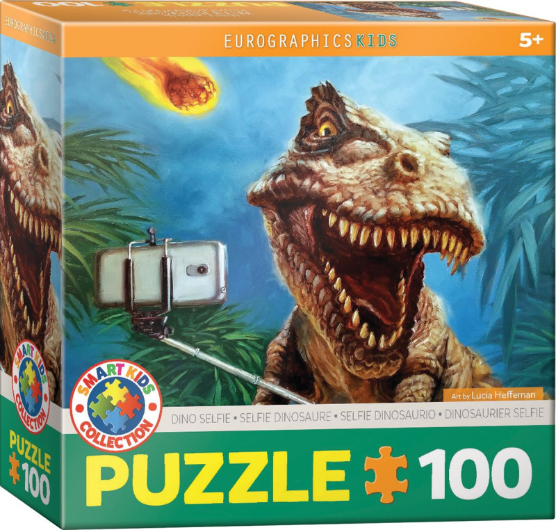 EUROGRAPHICS Puzzle Dino selfie 100 dílků