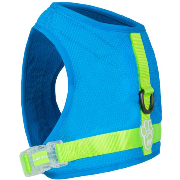 CANADA POOCH Chladící postroj pro psy modrý 1 ks, Velikost postroje: 12