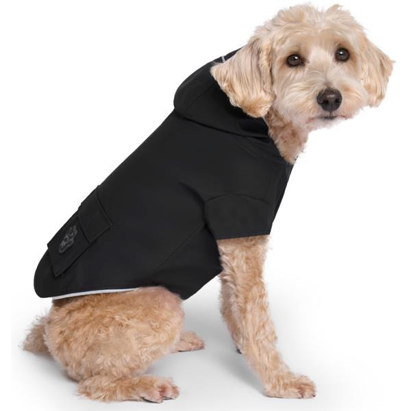 CANADA POOCH Obleček pláštěnka pro psy černá 1 ks, Velikost oblečku: 8