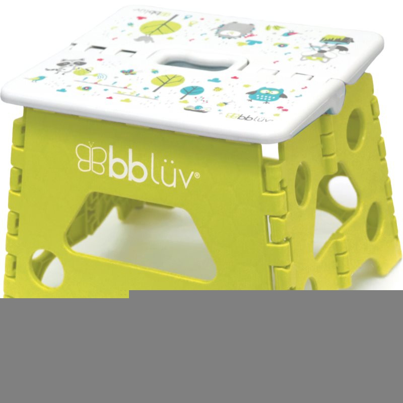 BBLÜV Stëp skládací stupínek pro děti 22 x 18 x 18,2cm Lime 18m+ 1 ks