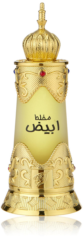 Afnan Mukhallat Abiyad parfémovaný olej unisex 20 ml