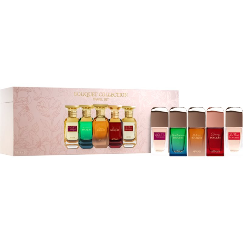 Afnan Bouquet Collection Travel Set dárková sada pro ženy