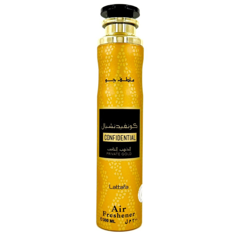 Lattafa Osvěžovač vzduchu - CONFIDENTIAL PRIVATE GOLD - 300ml