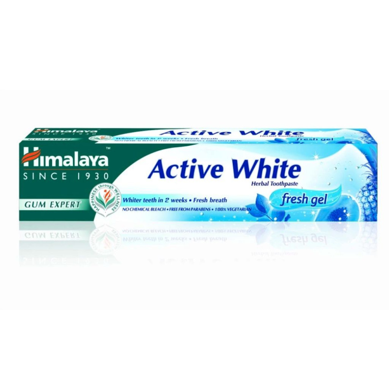 Himalaya Herbals Bylinná zubní pasta Active White Gel, 75 ml
