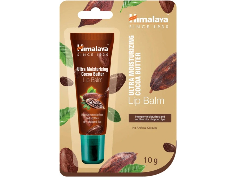 Himalaya Ultra hydratační balzám na rty s kakaovým máslem, 10 g