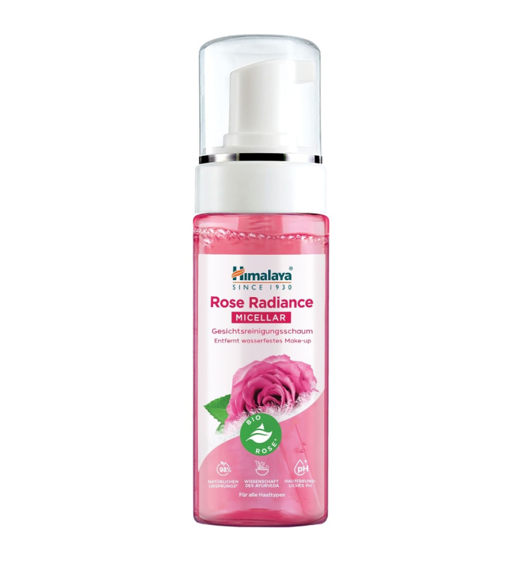 Himalaya Micelární pěna na obličej, Rose Radiance, 150 ml