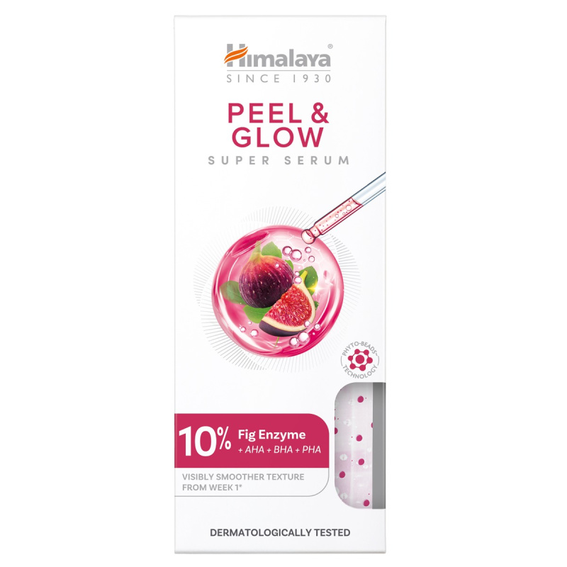 Himalaya Herbals Peel&Glow Super Serum denní exfoliační sérum s rozjasňujícím efektem 30 ml