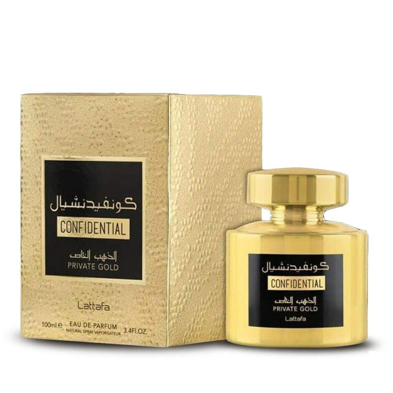 Lattafa Confidential Private Gold parfémovaná voda unisex 100 ml