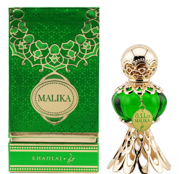 Khadlaj Malika Green parfémovaný olej pro ženy 15 ml