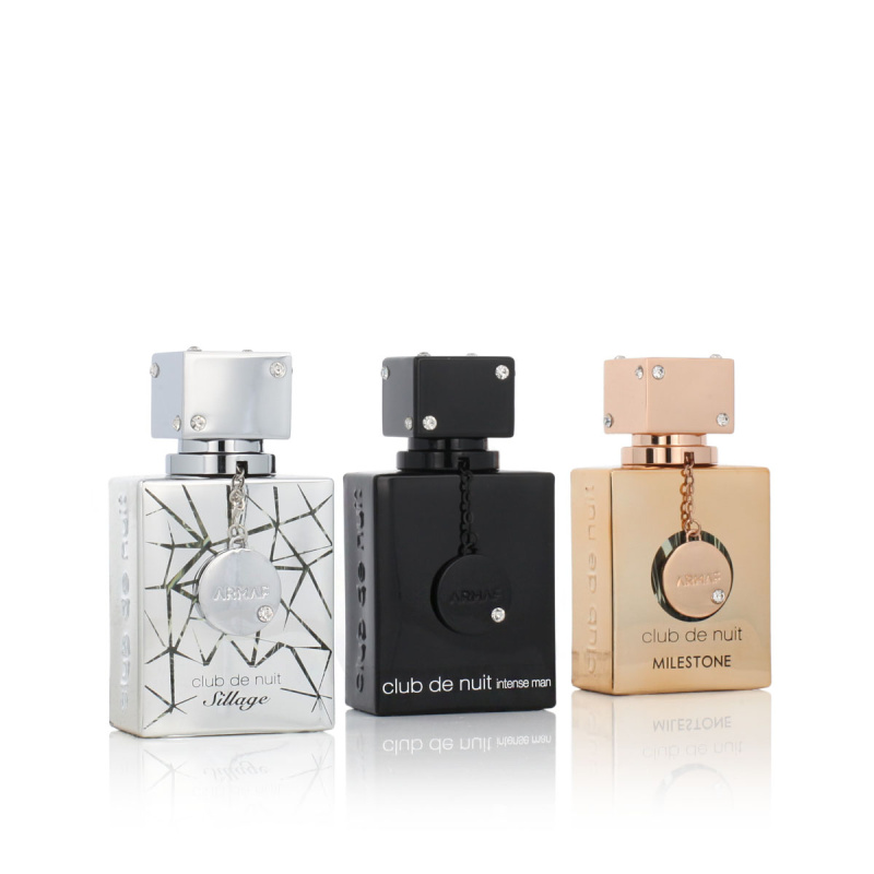 Armaf Club de Nuit Man Intense, Sillage, Milestone dárková sada pro muže unisex 3x30 ml