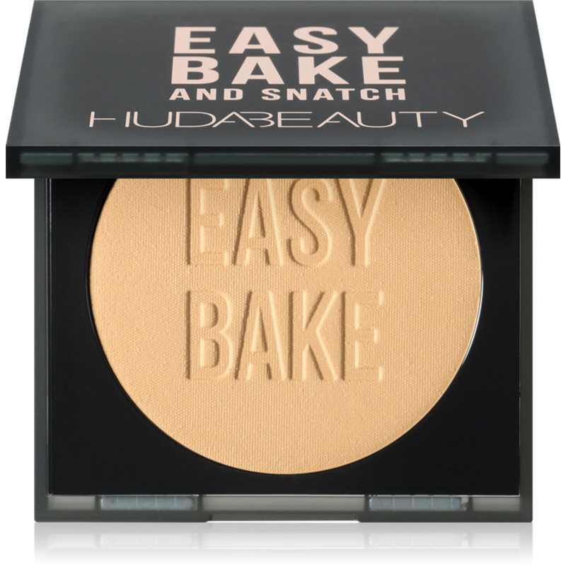 Huda Beauty Easy Bake and Snatch Brightening and Setting Powder fixační pudr pro okamžité rozjasnění odstín Kunafa 8.5 g