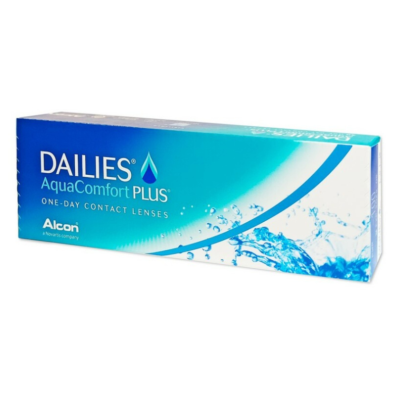 ALCON Dailies AquaComfort Plus jednodenní 30 čoček, Počet dioptrií: -0,75, Počet kusů v balení: 30 ks, Průměr: 14,0, Zakřivení: 8,7