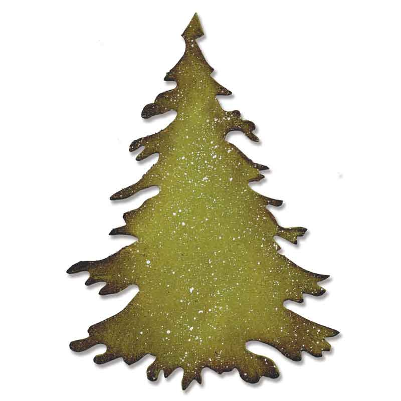 Vánoční stromeček - vyřezávací šablona Bigz