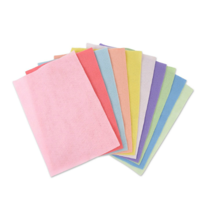 Dekorační filc Sizzix A4, 1,5 mm, pastelové barvy - 10 ks