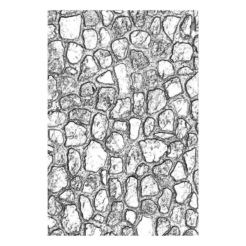 Vzor dlažba - A7 embosovací kapsa 3D malá