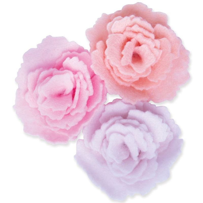 Růže 3D ke složení - vyřezávací šablona Bigz