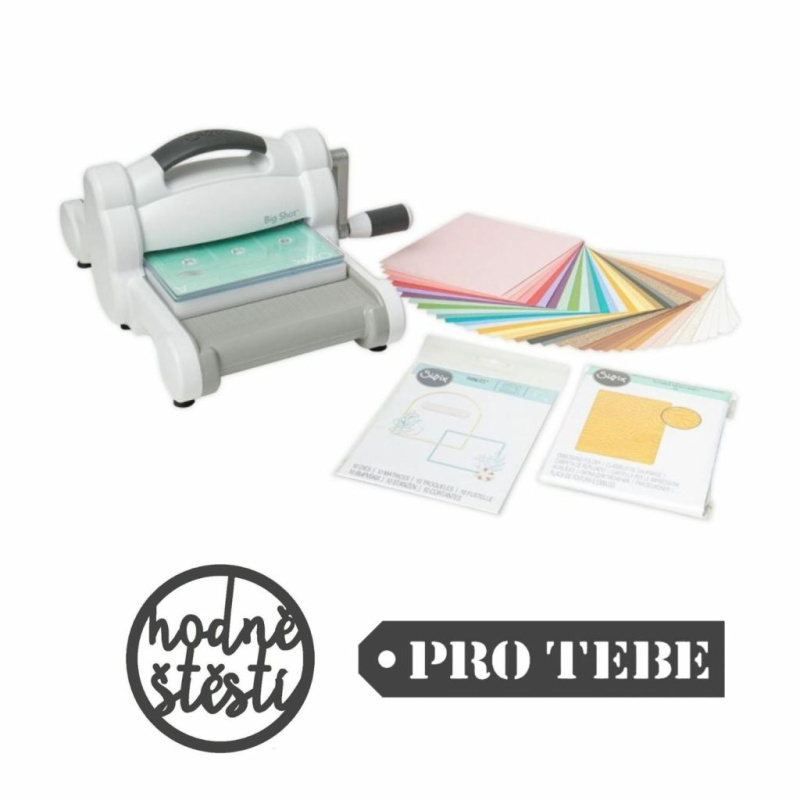 Big Shot bílo-šedý A5, včetně startovací sady