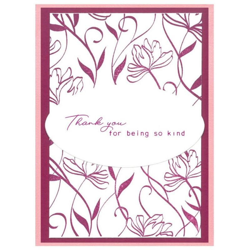 Květinová zeď - vyřezávací kovová šablona Framelits (1ks) + silikonová gelová razítka (8ks)