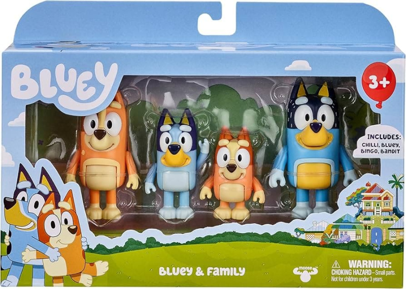 BLUEY A BINGO RODINA BLUEY CHILLI BANDIT TÁTA MAMINKA