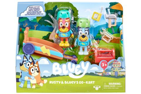 TM Toys Herní sada Bluey na cestách autíčko + figurky