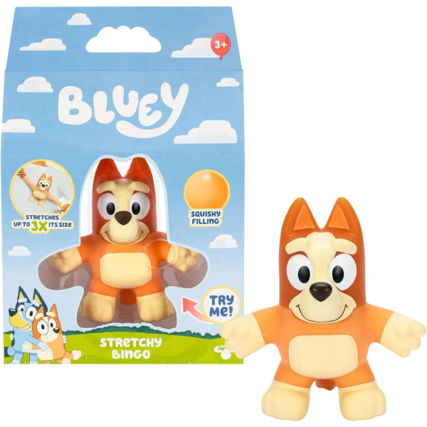 Bluey Stretchy Super pružná figurka Bingo