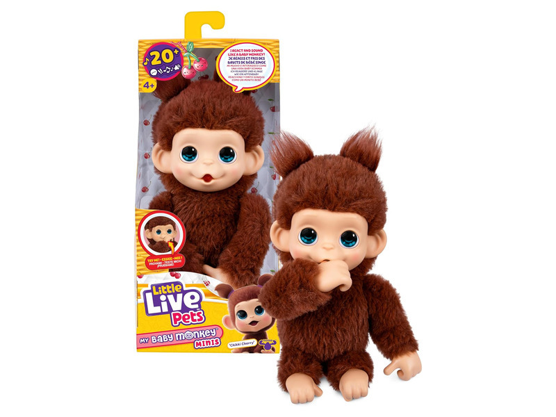 Little Live Pets Mini Maki Hnědý