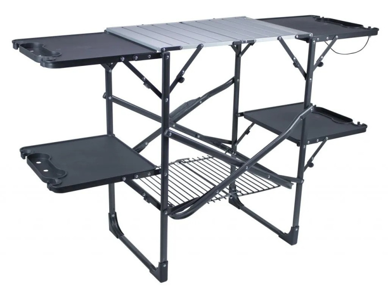 Venkovní kuchyně Slim-Fold Cook Station™ Black Chrome