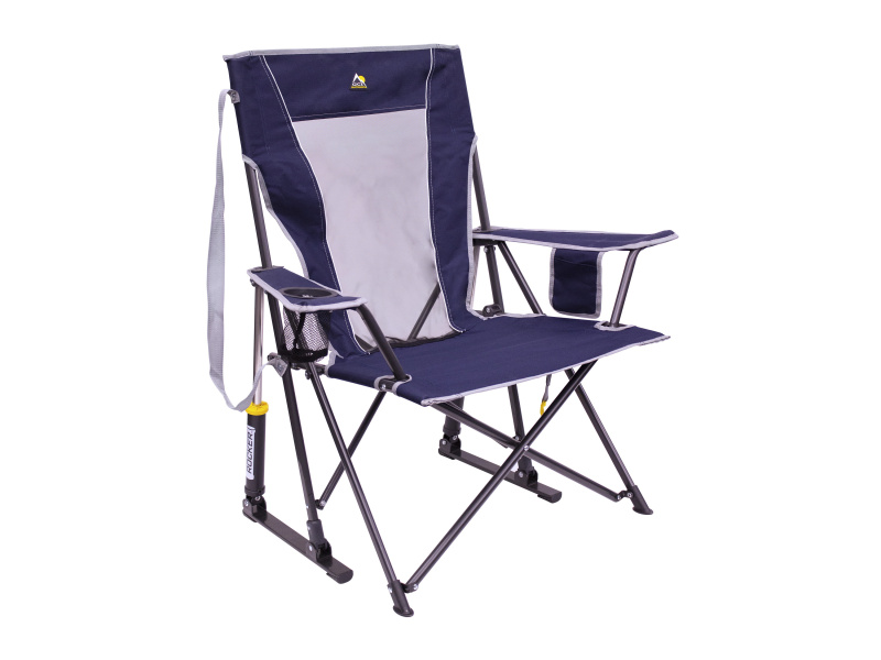 GCI Comfort Pro Rocker™ kempingová židle s houpáním (indigově modrá)