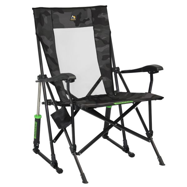 GCI Outdoor Houpací křeslo RoadTrip Rocker™ Barva: Tmavě šedá