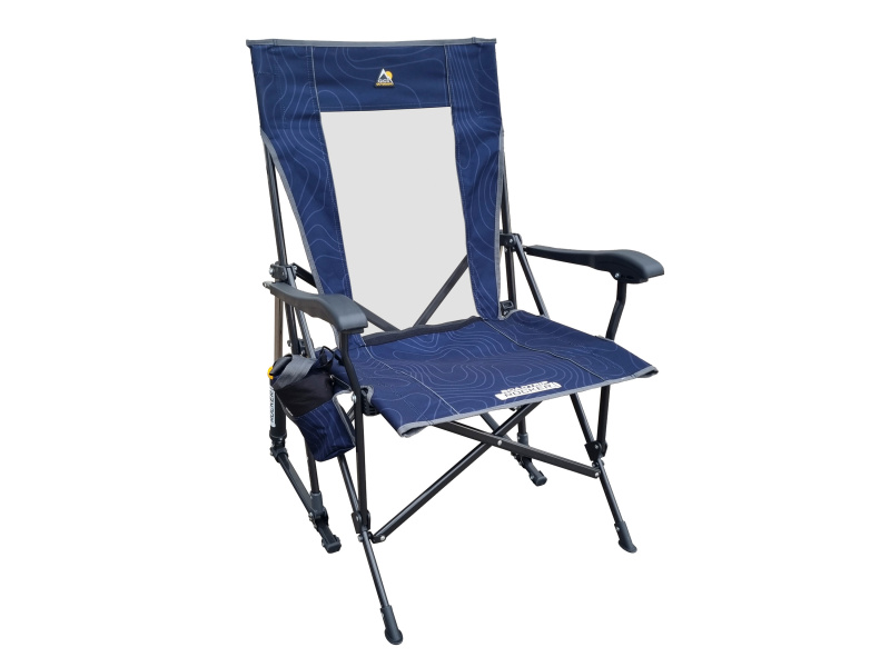 GCI Outdoor Houpací křeslo RoadTrip Rocker™ Barva: Tmavě modrá
