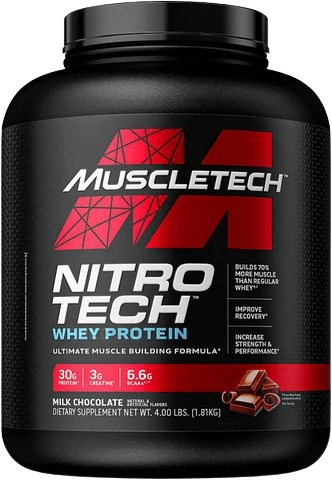 MuscleTech Nitro Tech Whey Protein, 1810 g Příchuť: Sušenky se smetanou