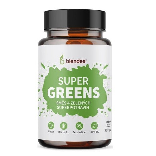 Blendea SUPERGREENS, 100% rostlinné, 90 kapslí