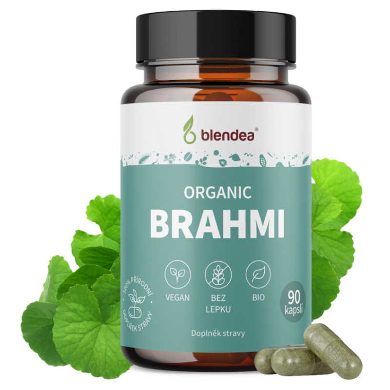 Blendea Brahmi BIO Organic, 100% rostlinné, 90 kapslí